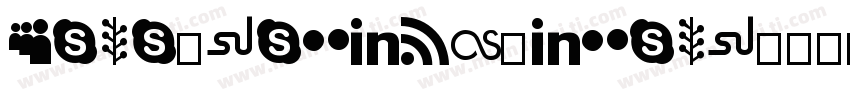 Mono Social Icons字体转换